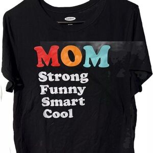 MOM Black T-Shirt Size XL